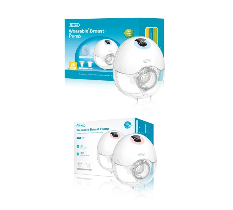 Extractor de Leche Eléctrico Portátil Manos Libres con Pantalla LED