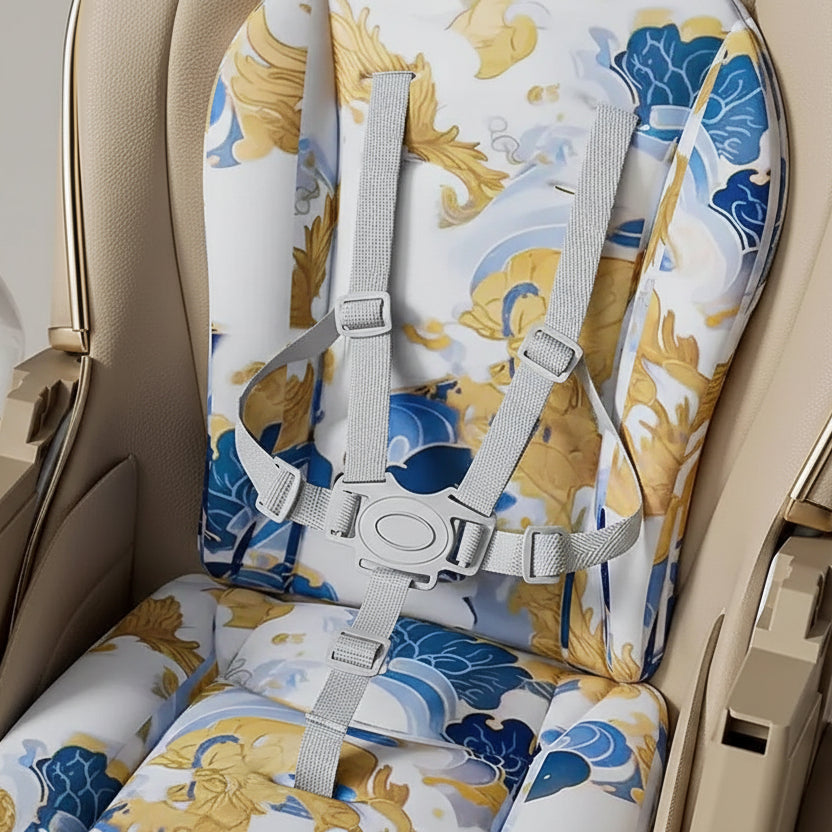 Silla Alta Plegable para Bebé 2 en 1 – Portátil y Multifunción