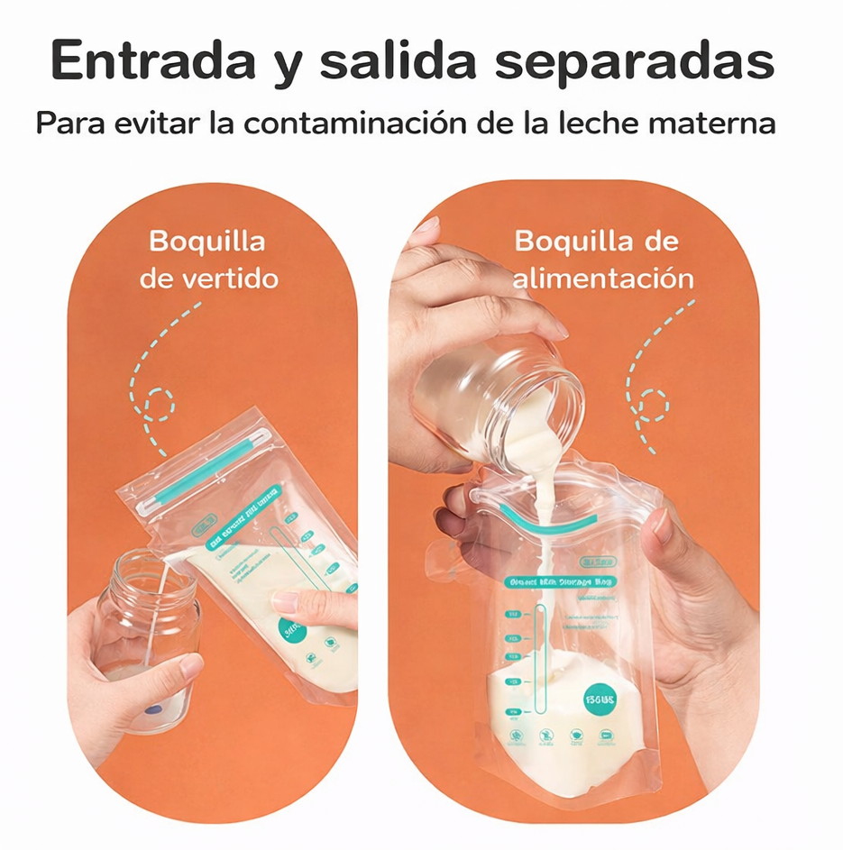 Bolsas de Almacenamiento de Leche Materna – 100 Unidades