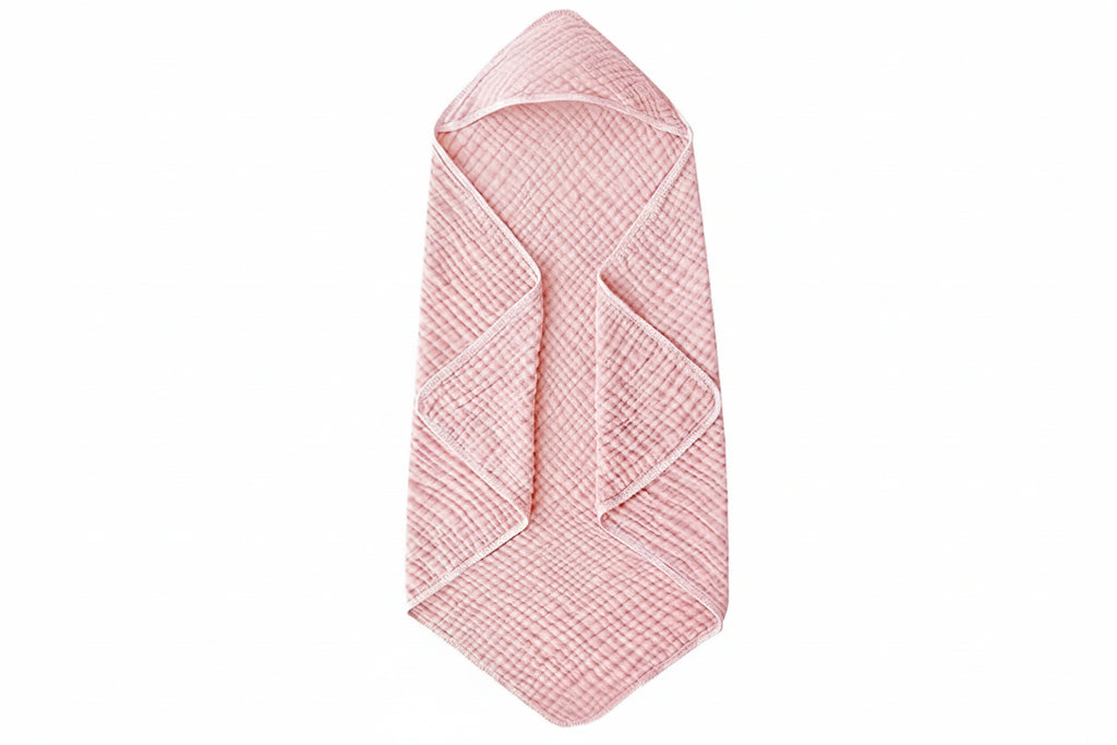 Toalla de Muselina con Capucha para Bebé