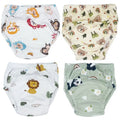 Pañales de Aprendizaje Impermeables Reutilizables para Bebé - Pack 4 Unidades