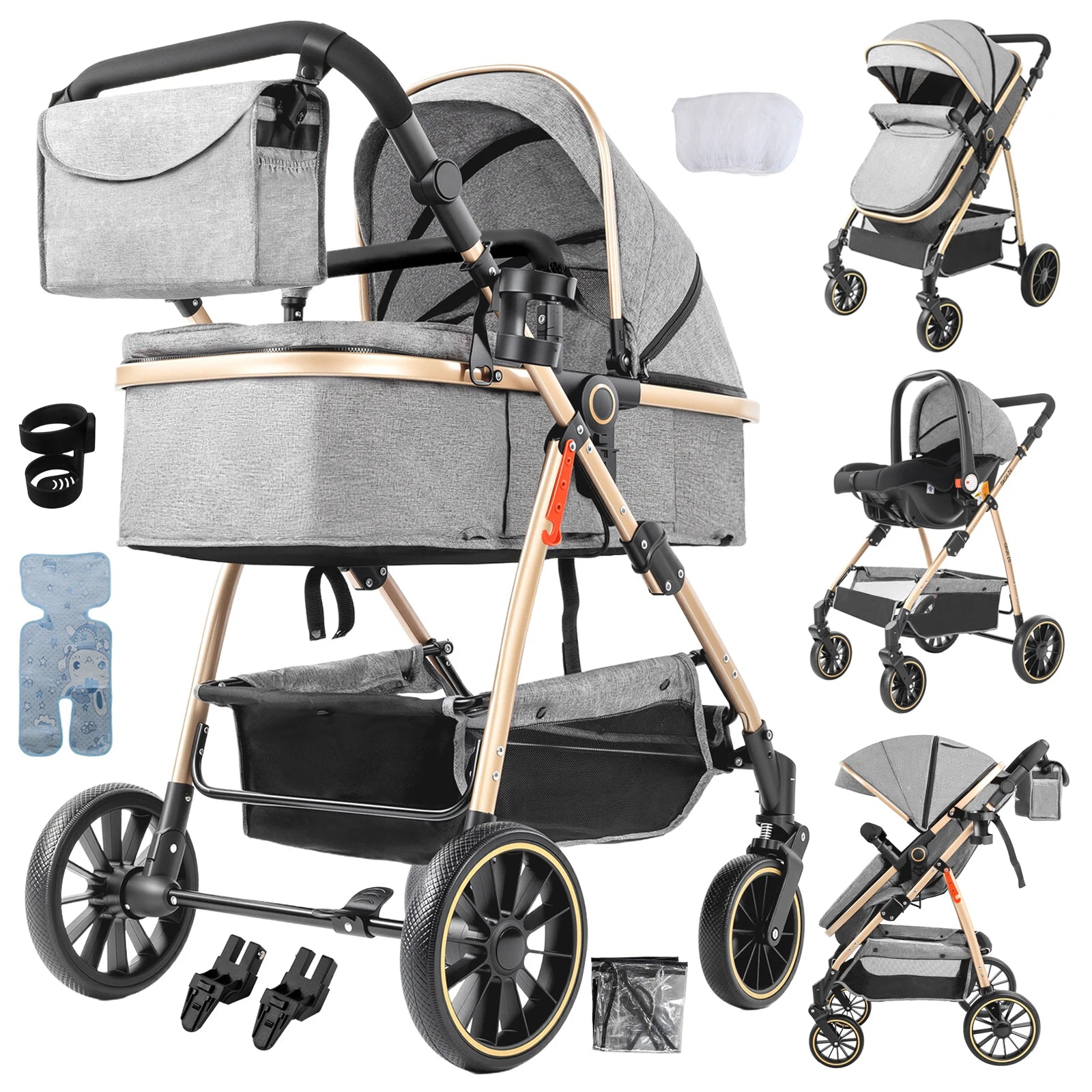 Baby Stroller 3 in 1 - NEPTUNE