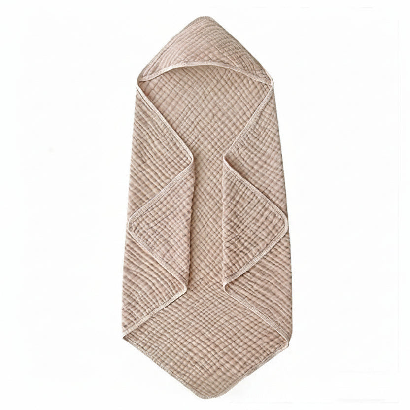 Toalla de Muselina con Capucha para Bebé