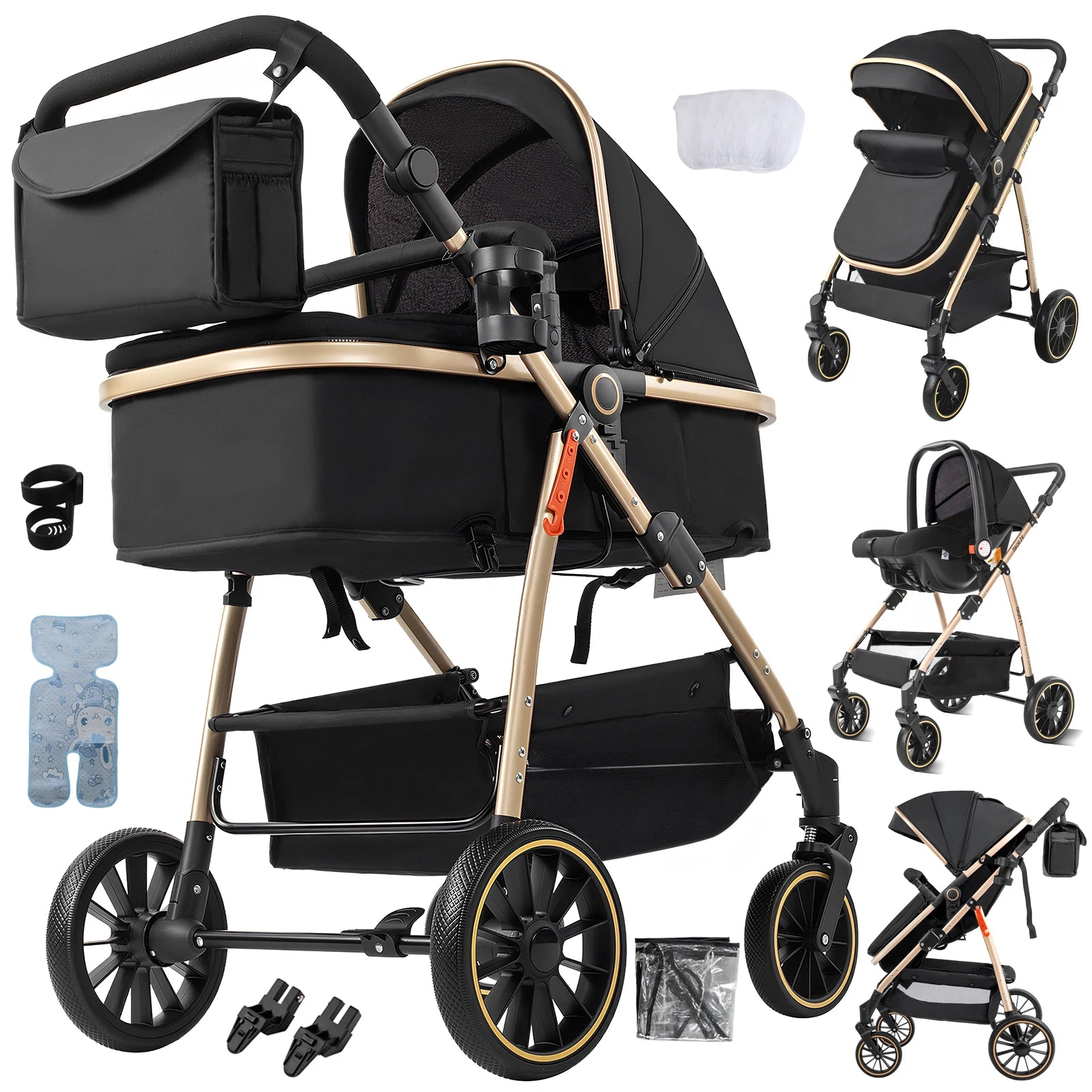 Baby Stroller 3 in 1 - NEPTUNE