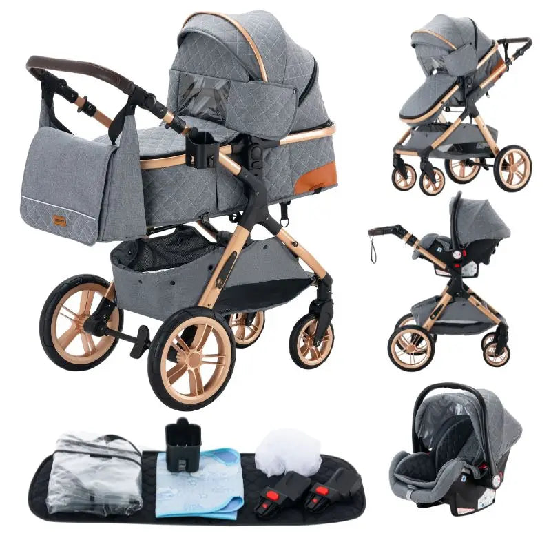 Baby Stroller 3 in 1 - EARTH