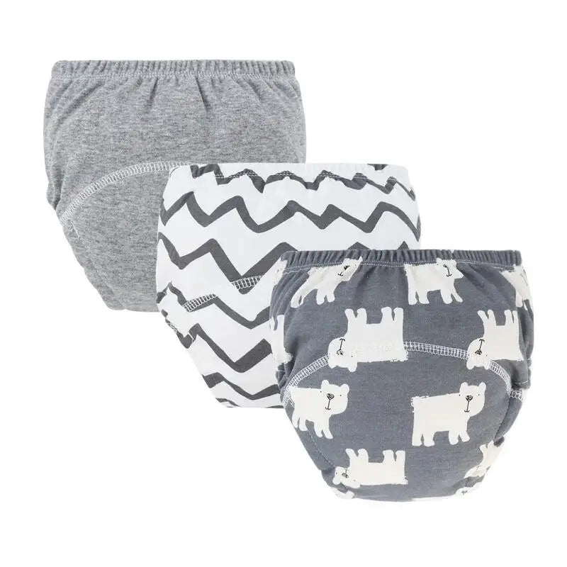 Pañales de Aprendizaje Reutilizables para Bebé de Algodón - Pack 3 Unidades