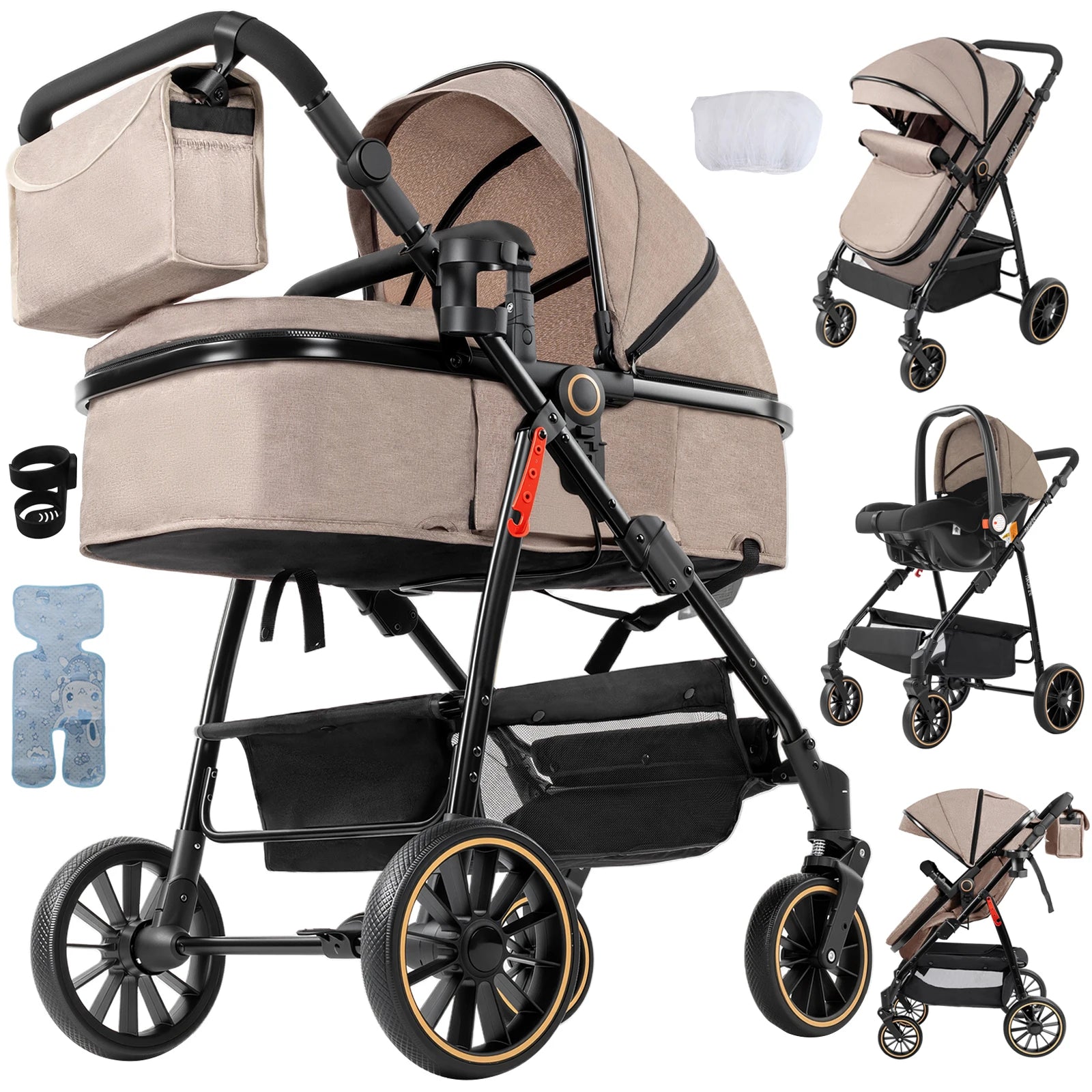 Baby Stroller 3 in 1 - NEPTUNE
