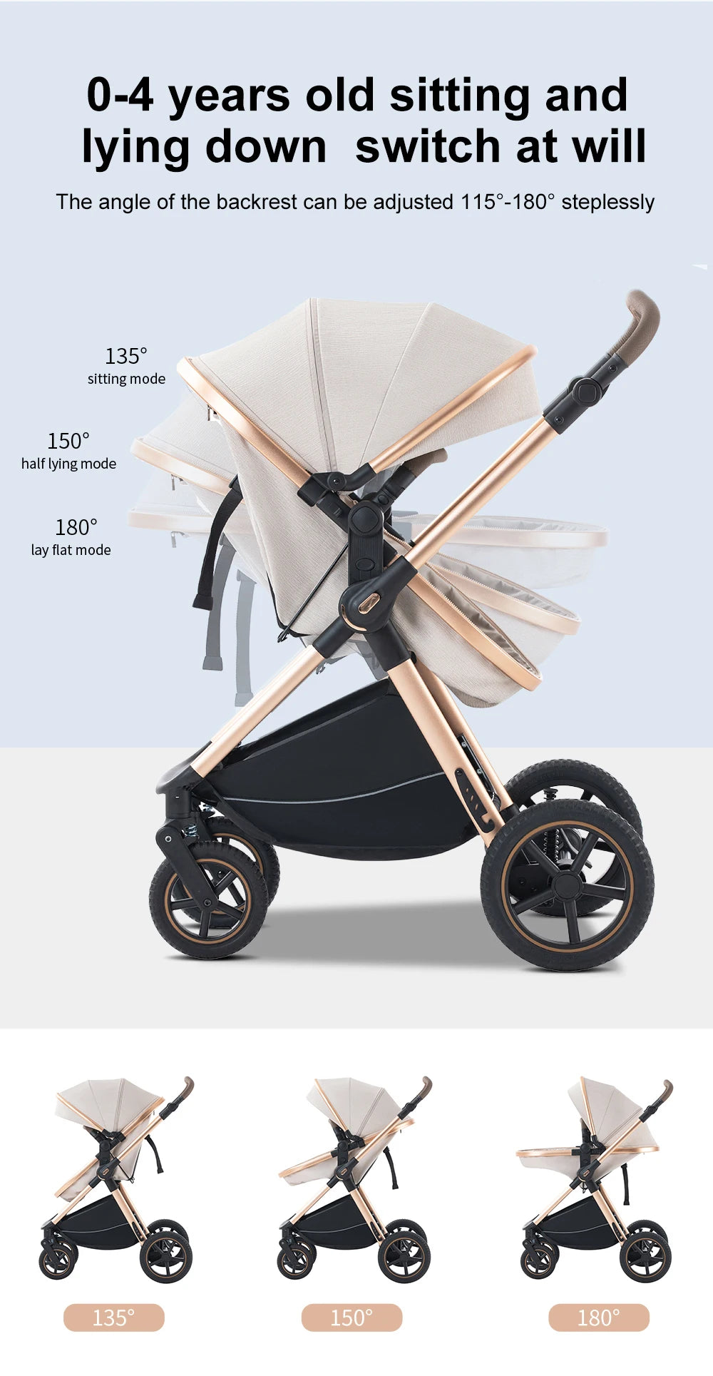 Carrito bebé 3 en 1 - ASTRO
