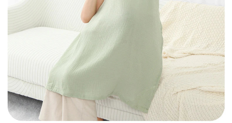 Cubierta de Lactancia de Algodón Multiusos