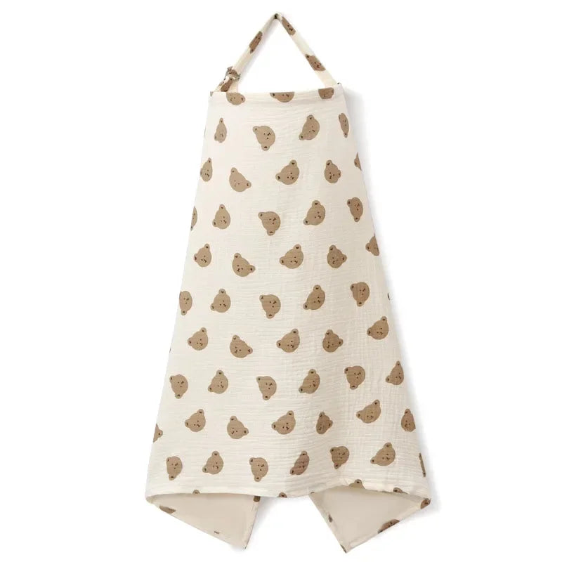 Cubierta de Lactancia de Algodón Multiusos