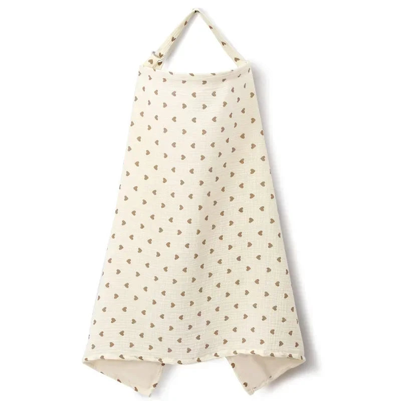 Cubierta de Lactancia de Algodón Multiusos