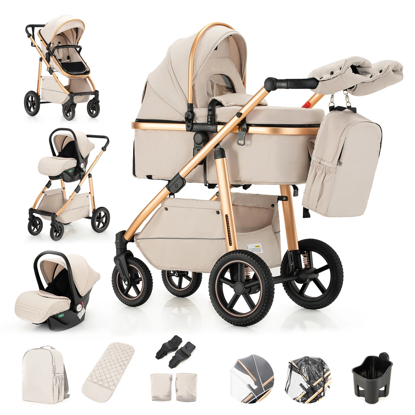 Baby Stroller 3 in 1 - SATURN