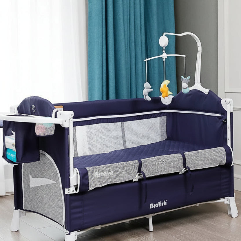 Cuna Plegable Multifuncional para Bebé