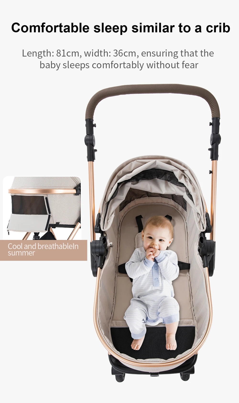 Carrito bebé 3 en 1 - ASTRO