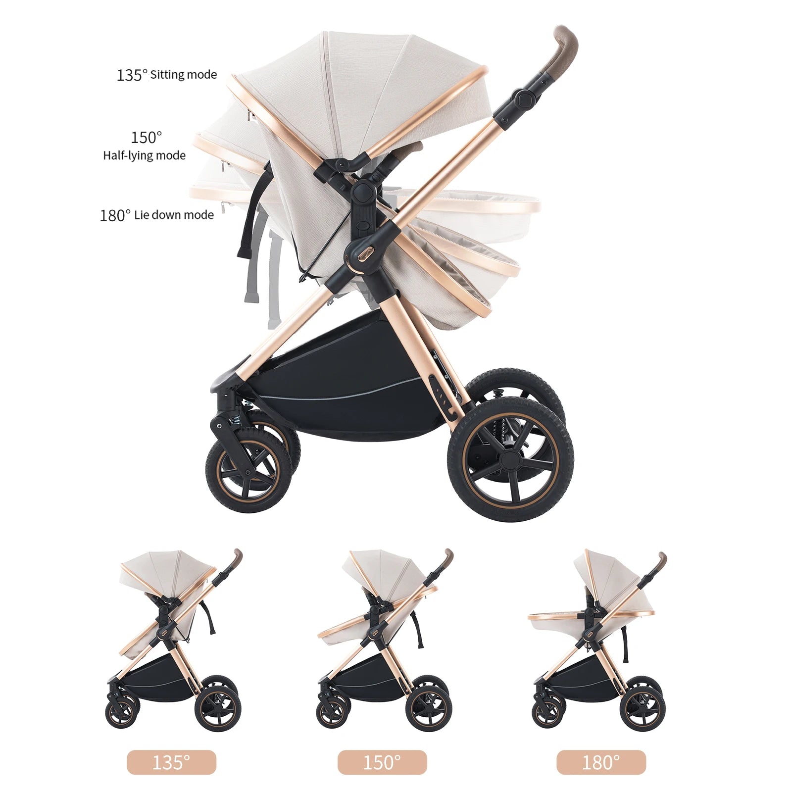 Carrito bebé 3 en 1 - ASTRO